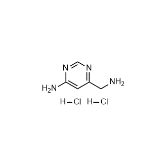 6-(氨基甲基)嘧啶-4-胺二盐酸盐结构式