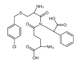gamma-glutaminyl-S-(4-chlorobenzyl)cysteinyl-phenylglycine Structure