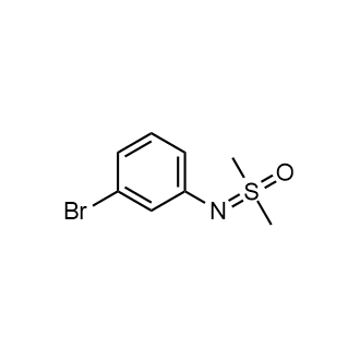 ((3-溴苯基)亚氨基)二甲基-λ6-砜结构式