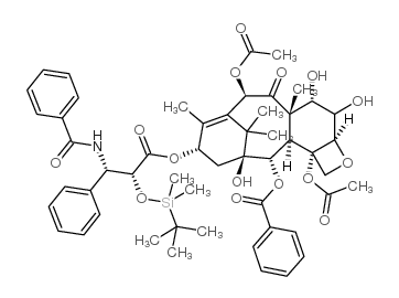 2'-O-(叔-丁基二甲基硅烷基)-6α-羟基7-表-紫杉醇结构式