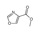 METHYL OXAZOLE-4-CARBOXYLATE Structure
