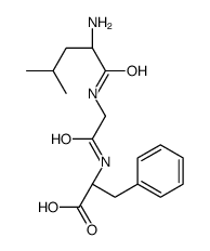 (2S)-2-[[2-[[(2S)-2-amino-4-methylpentanoyl]amino]acetyl]amino]-3-phenylpropanoic acid Structure