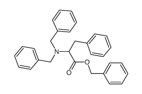 N,N-Dibenzylphenylalanine benzyl ester结构式