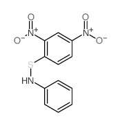 Benzenesulfenamide,2,4-dinitro-N-phenyl-结构式
