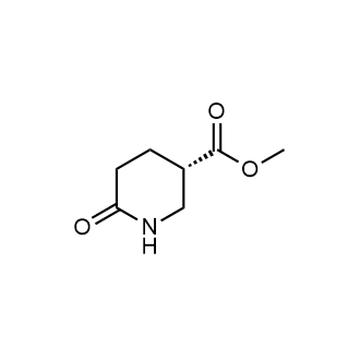 Methyl (S)-6-oxopiperidine-3-carboxylate Structure