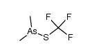 dimethyl(trifluoromethylthio)arsine结构式