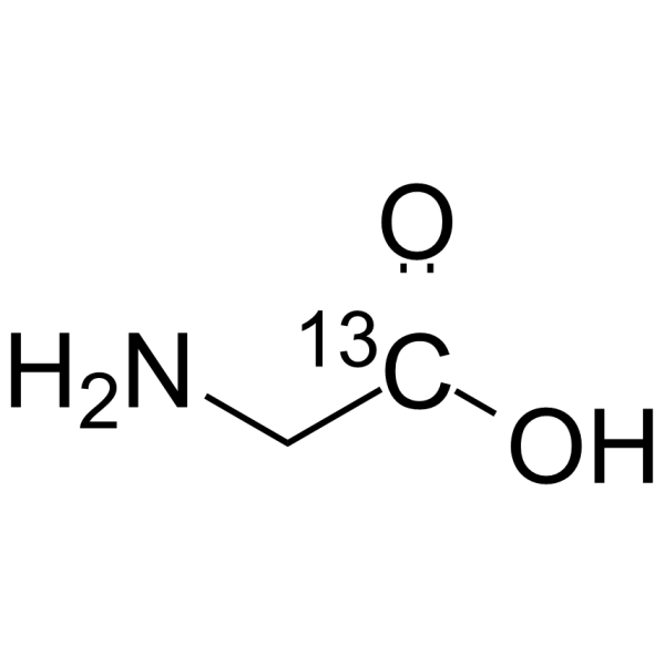 甘氨酸-1-C结构式