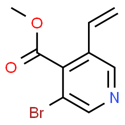 methyl 3-bromo-5-ethenylpyridine-4-carboxylate Structure