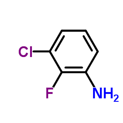 3-氯-2-氟苯胺结构式