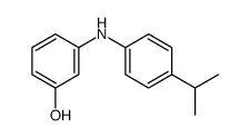 3-(4-propan-2-ylanilino)phenol Structure