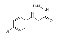 Glycine,N-(4-bromophenyl)-, hydrazide结构式