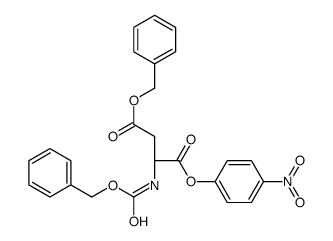Z-l-天门冬氨酸-4-苄基 1-(4-硝基苯基)酯结构式