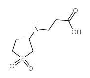 3-(2-羧基乙基)l氨基四氢噻吩-1,1-二氧化物结构式