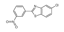 5-chloro-2-(3-nitrophenyl)-1,3-benzothiazole Structure