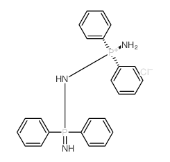 Phosphorus(1+),amido(P,P-diphenylphosphinimidic amidato-N)diphenyl-, chloride, (T-4)- (9CI)结构式
