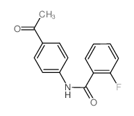N-(4-Acetylphenyl)-2-fluorobenzamide Structure