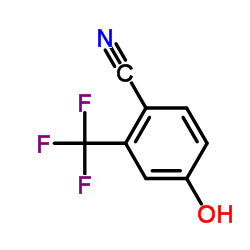 4-羟基-2-三氟甲基苯腈结构式