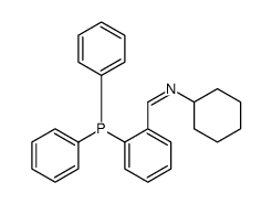 N-[2-(Diphenylphosphino)benzylidene]cyclohexylamine Structure