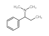 Benzenemethanamine, a-ethyl-N,N-dimethyl-结构式