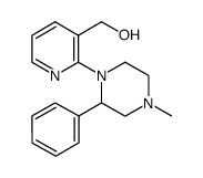 1-(3-羟甲基吡啶-2-基)-4-甲基-2-苯基哌嗪结构式