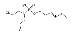 羟基环磷酰胺O-甲基肟结构式