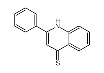 2-phenyl-1H-quinoline-4-thione结构式