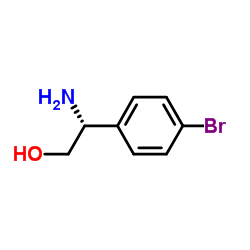 (R)-2-氨基-2-(4-溴苯基)乙醇结构式