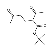 tert-butyl 2-acetyl-5-oxohexanoate Structure