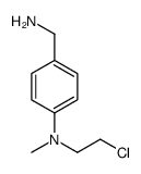 4(N)-(2-chloroethyl-N-methylamino)benzylamine结构式