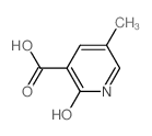 5-甲基-2-氧代-1,2-二氢吡啶-3-羧酸结构式