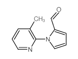 1-(3-甲基-吡啶-2-基)-1H-吡咯-2-甲醛结构式