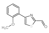 4-(2-甲氧基-苯基)-噻唑-2-甲醛结构式