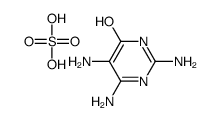 硫酸2,4,5-三胺基-6-羟吡嘧啶结构式