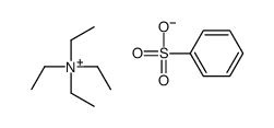 benzenesulfonate,tetraethylazanium Structure