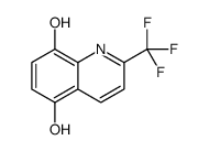 8-hydroxy-2-(trifluoromethyl)-1H-quinolin-5-one结构式
