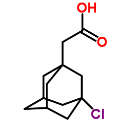 (3-Chloroadamantan-1-yl)acetic acid Structure