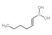 (E)-己烯-1-基硼酸结构式