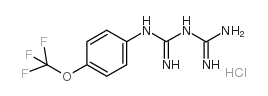 1-[4-(三氟甲氧基)苯基]双胍 盐酸盐结构式