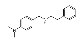 N,N-dimethyl-4-[(2-phenylethylamino)methyl]aniline结构式