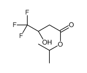 propan-2-yl (3S)-4,4,4-trifluoro-3-hydroxybutanoate Structure