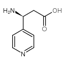 (S)-3-氨基-3-(吡啶-4-基)丙酸结构式