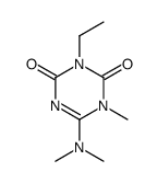 6-(dimethylamino)-3-ethyl-1-methyl-1,3,5-triazine-2,4-dione Structure