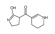 3-[(1,4,5,6-Tetrahydropyridin-3-yl)carbonyl]pyrrolidin-2-one结构式