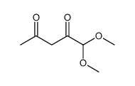 1,1-Dimethoxy-2,4-pentanedione structure