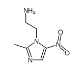 1-(2-aminoethyl)-2-methyl-5-nitro imidazole Structure