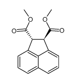 trans-1,2-dicarbomethoxy-1,2-dihydroacenaphthylene结构式