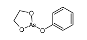 2-phenoxy-1,3,2-dioxarsolane结构式