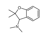 N,N,2,2-tetramethyl-3H-1-benzofuran-3-amine Structure