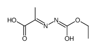 2-(ethoxycarbonylhydrazinylidene)propanoic acid结构式