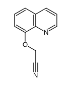 2-quinolin-8-yloxyacetonitrile结构式